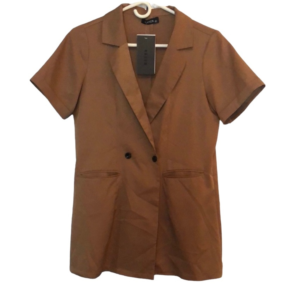 Bershka Short Sleeve Blazer